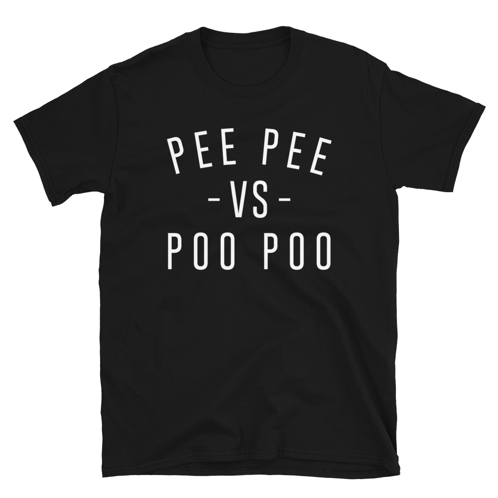 The Pee Pee Poo Poo Man Tee - Pee Pee vs Poo Poo